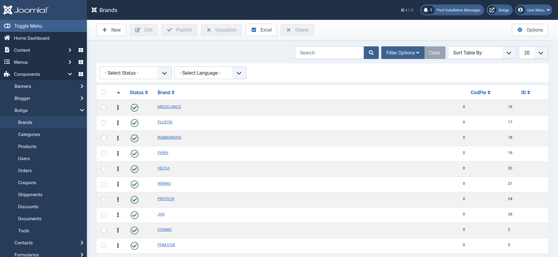 Accés backend